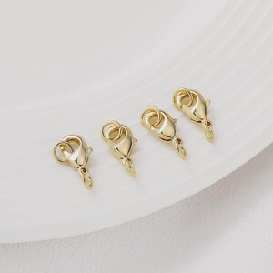 14K Gold Filled 6x10mm Lobster Clasp Lobster Claw /Trigger Clasp Alternative Findings  for jewelry making gb015