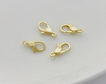 14K Gold Filled 6x12mm Lobster Clasp Lobster Claw /Trigger Clasp Alternative Findings  for jewelry making gb015