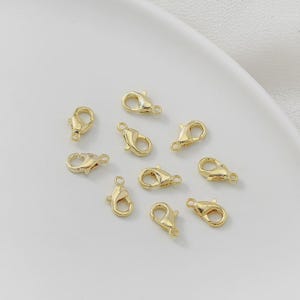 14K Gold Filled 6x10mm Lobster Clasp Lobster Claw /Trigger Clasp Alternative Findings  for jewelry making gb015