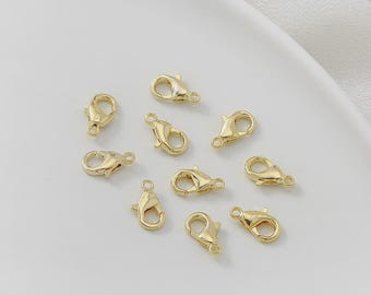 14K Gold Filled 6x10mm Lobster Clasp Lobster Claw /Trigger Clasp Alternative Findings  for jewelry making gb015