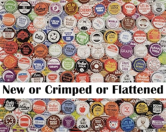 500 or 700 Vintage Soda Bottle Caps No defects Assorted Bottle Caps Bulk Flattened Bottle Caps