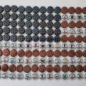 American Flag Beer Bottle Caps 11&quot; x 17&quot; DIY Kit