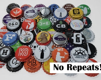 NO REPEAT Beer Bottle Caps No Dents Assorted Bottle Caps Bulk Flattened Bottle Caps