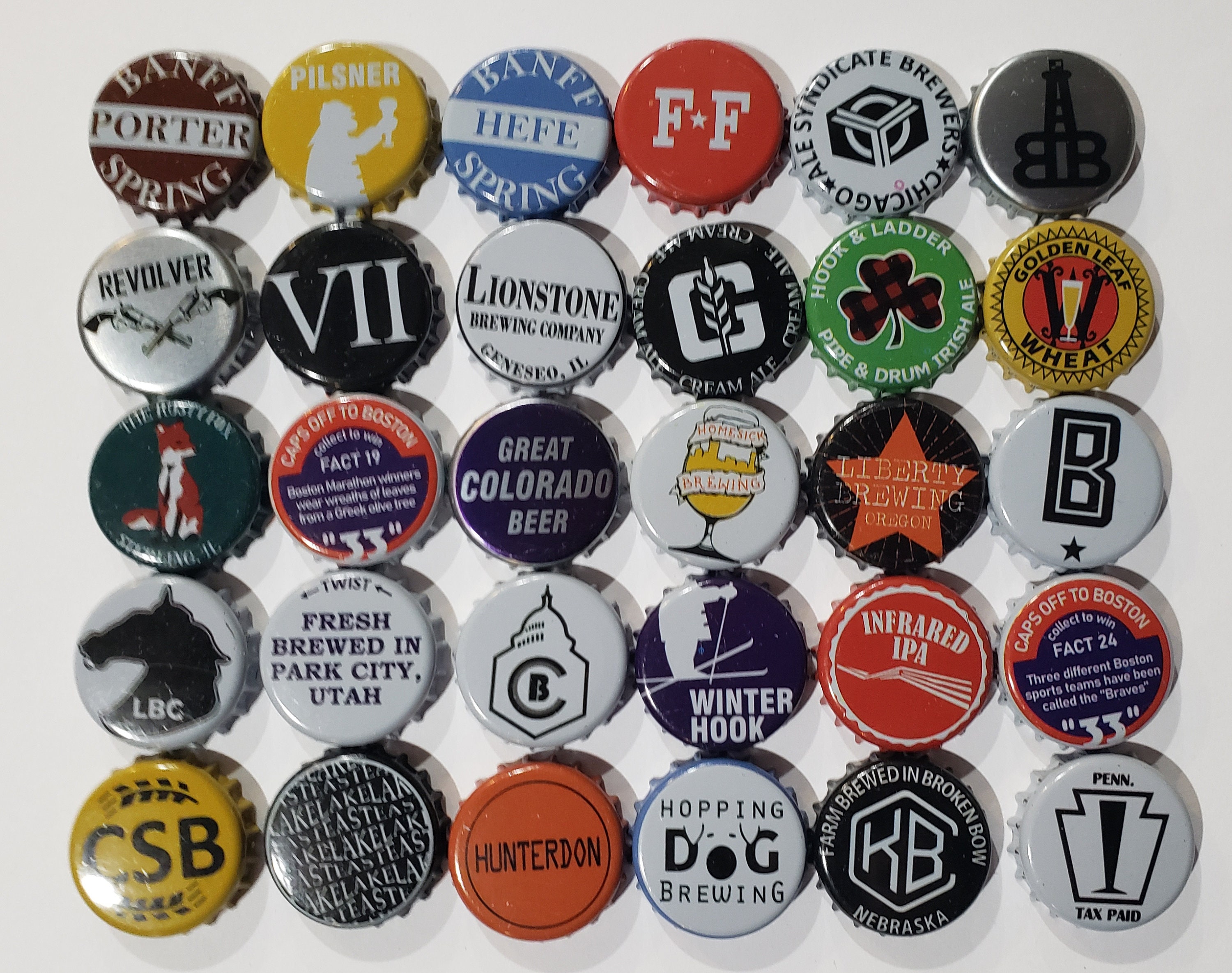1000 Beer Bottle Caps NO DENTS Assorted Bottle Caps Bulk Etsy