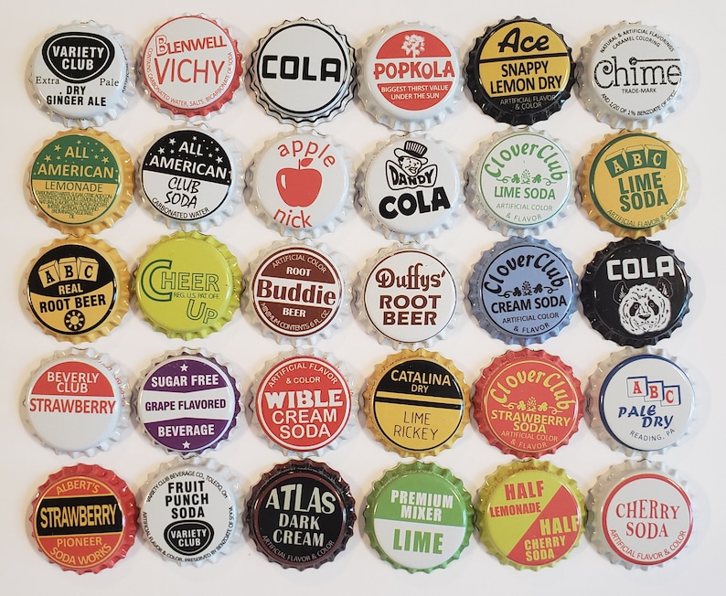 500 or 700 Vintage Soda Bottle Caps No Defects Assorted Bottle Etsy