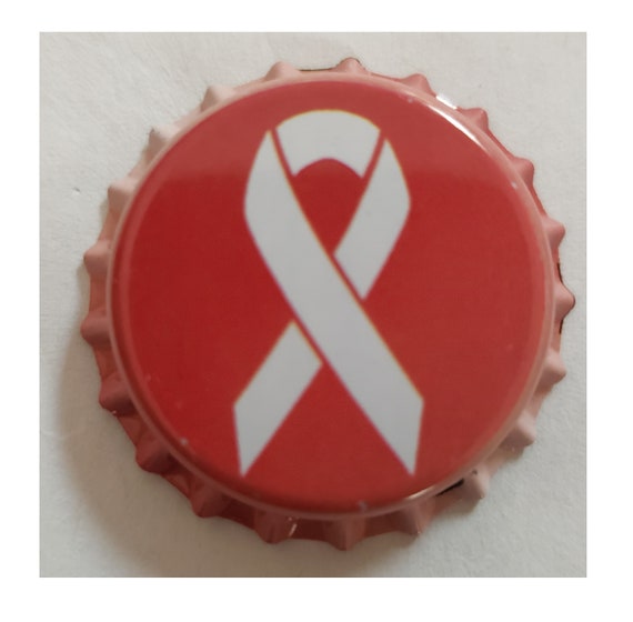 100 Breast Cancer Beer Bottle Caps Home Brew Cancer Awareness Etsy