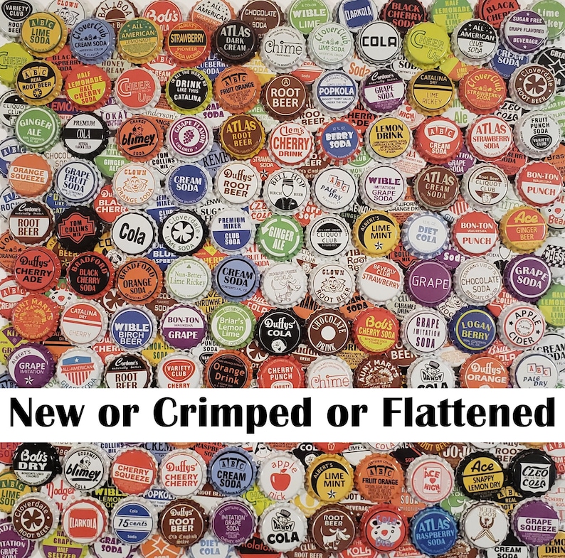 500 or 700 Vintage Soda Bottle Caps No Defects Assorted Bottle Etsy