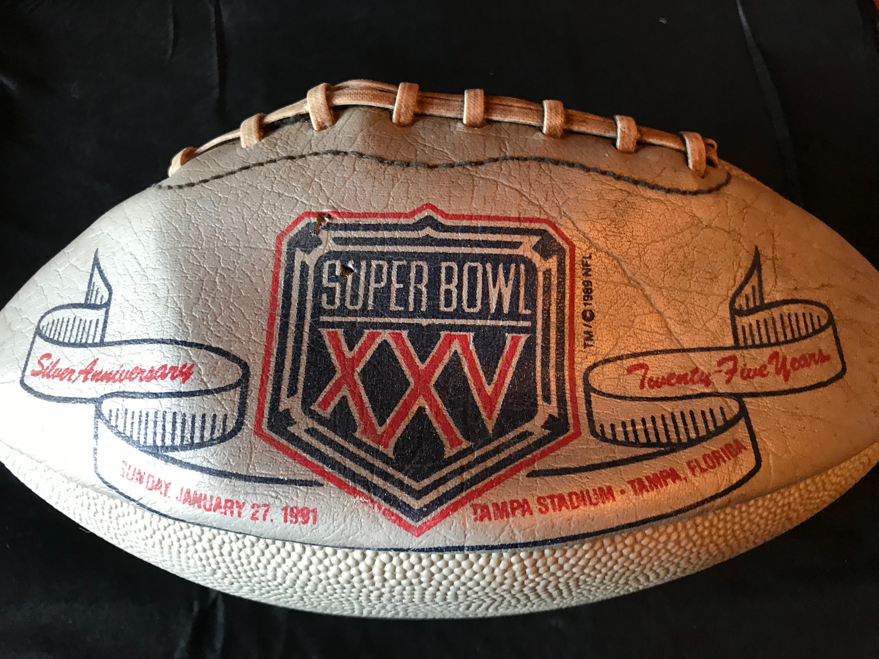 Super Bowl XXV Silver Anniversary Vintage Hutch Football, Sports