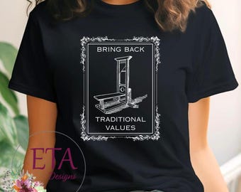 Traditional Values Guillotine Unisex T-shirt