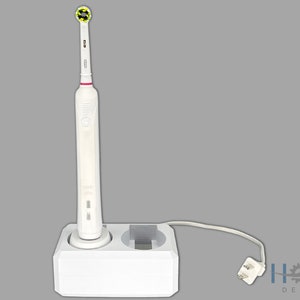 Electric Toothbrush Holder, Oral B / Philips Sonicare 2x, Organizer, Bathroom Countertop Base, Brush Head