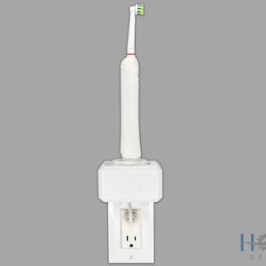 Electric Toothbrush Holder, Oral B, 1x, Bathroom Counter Organizer, Wall Mount