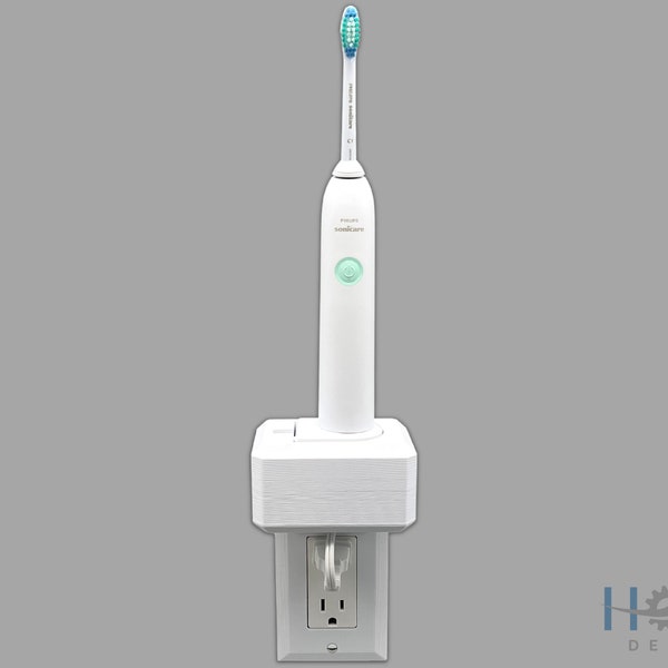 Electric Toothbrush Holder, Philips Sonicare, 1x, Bathroom Counter Organizer, Wall Mount