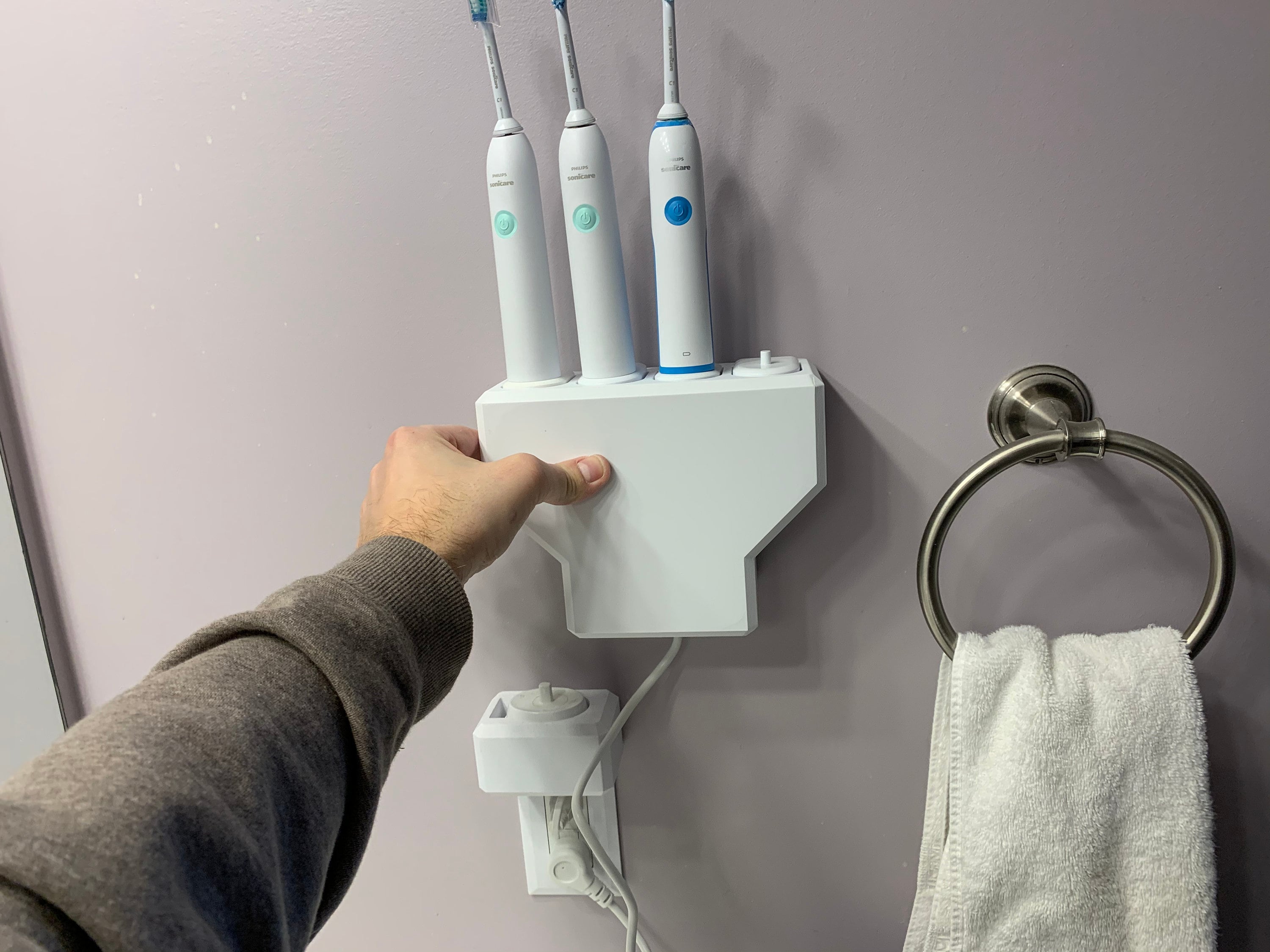Electric Toothbrush Holder Oral B Sonicare 4x 3x Etsy