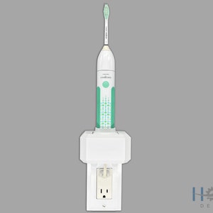 Support de brosse à dents électrique, Philips Sonicare HX5611/01, 1x, organisateur de comptoir de salle de bain, support mural