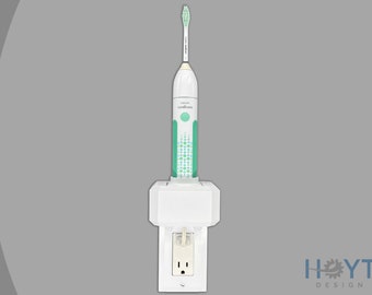 Electric Toothbrush Holder, Philips Sonicare HX5611/01, 1x, Bathroom Counter Organizer, Wall Mount