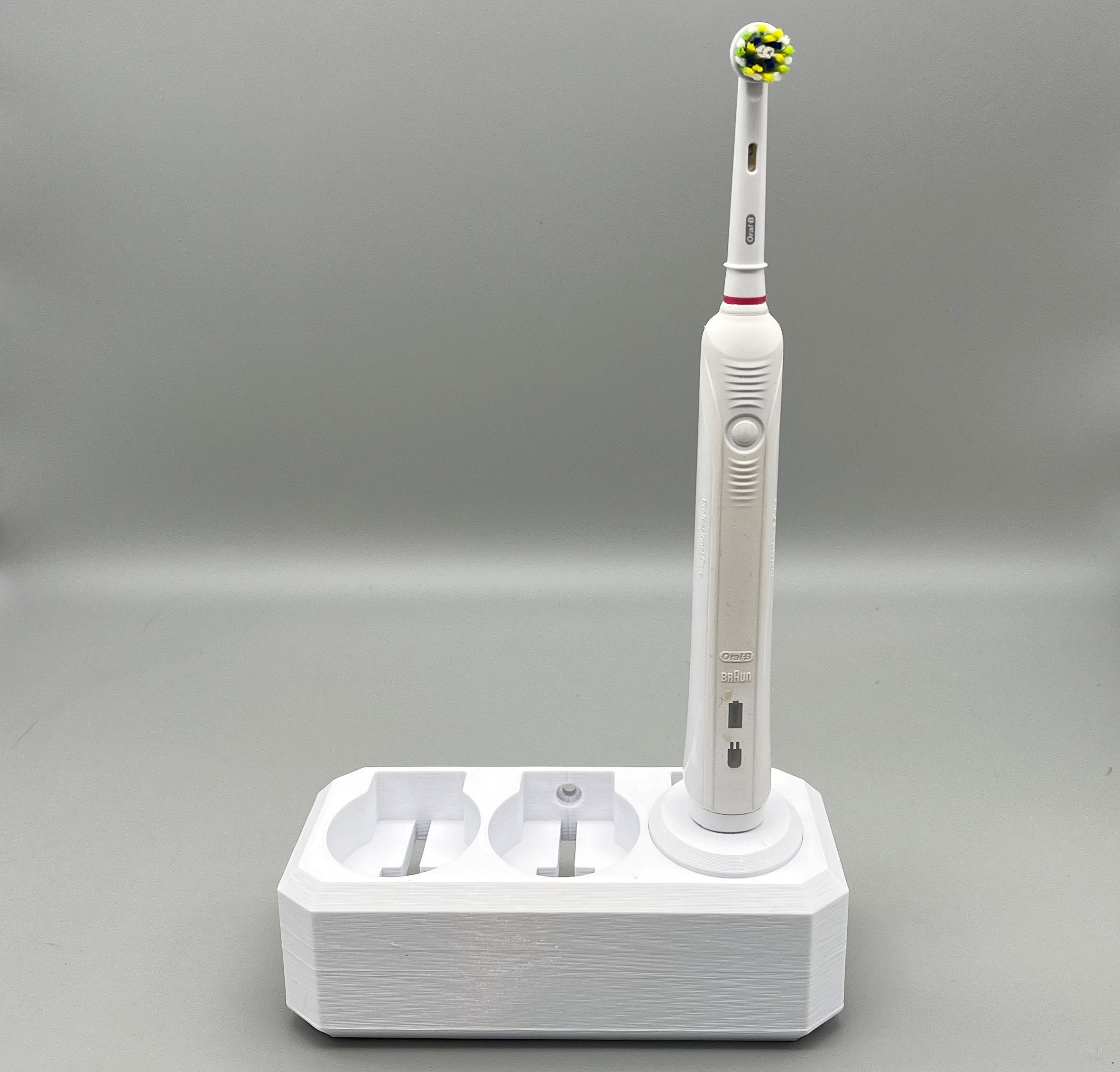 Soporte para cepillo de dientes eléctrico Oral-B Impreso en 3d Cargador  integrado Cargador doble Baño moderno Decoración de baño m -  España