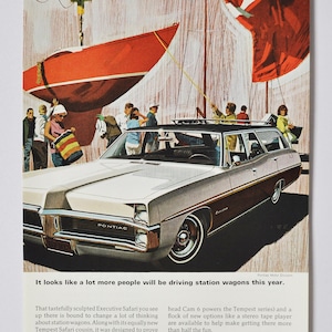 Auto-Werbung 1967 Puntarenas Safari ( braunes Foto altes Foto Werbebroschüre Retro Autohaus Autohaus klassisch American Auto)