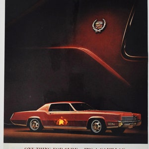 Auto Cadillac Fleetwood Eldorado (Motors Company Classic altes Foto Werbebroschüre Poster Händler Autohaus Teile Foto Original)