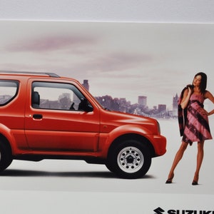 Grote Foto 1998 Suzuki Jimny (auto pers foto foto motor bedrijf luxe dealer dealer print poster auto Japanse SUV jeep)