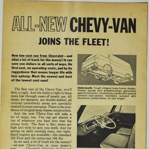 Vintage chevy van parts 2025