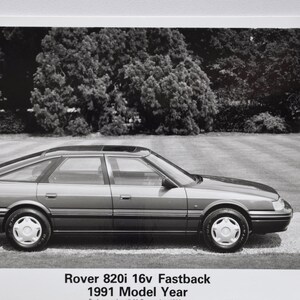Grande foto 1991 Rover 820i 16V Fastback (foto stampa auto foto auto motore motore motore brochure di lusso rivenditore vecchio britannico)