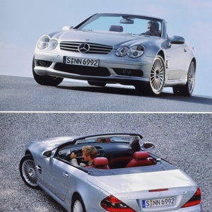 Foto di grandi dimensioni 2001 Mercedes Benz SL 55 AMG (foto stampa auto foto auto concessionaria concessionaria automobile SL55 auto)