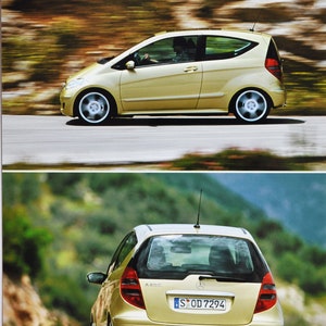Large Photo 2004 Mercedes Benz Classe A (foto stampa auto foto auto azienda lusso brochure lusso tedesco auto metallizzato germania