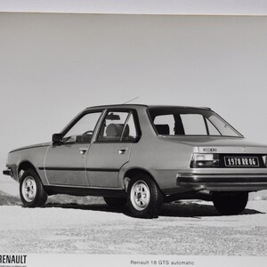 Grote foto Renault 18 GTS Automaat (auto pers foto foto motor bedrijf motor motor luxe brochure dealer franse auto)