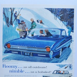 Grande pubblicità per auto 1961 Oldsmobile 98 Holiday Coupe (GM General Motors Company, pubblicità fotografica classica, vecchia, parti, brochure stampata, concessionario auto)