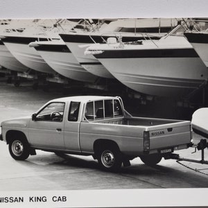 Foto 1987 Von Allianz König Cab (Autopresse Fotografie Bild Autohersteller Luxushändler Verkaufsprospekt Druck Poster altes Auto japanischer LKW)