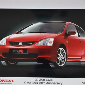 Foto 2003 Von Der Stadt 3 Türen Typ R (Autopresse Fotografie Bild Autounternehmen Luxus Händler Broschüre Verkaufsposter Druck japanisches Auto)