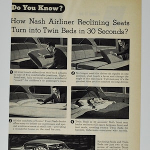 Auto-Werbung 1953 Nash (classic alte Fotoreklame Teile-Prospekt Händler Autohaus Retro-Magazin Automobil Motor Luxusauto USA US)