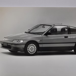 Foto : Autopresse CRX (Autopresse Fotografie Bild Autohaus Luxus Händler Händler Broschüre Verkaufsposter Druck japanisch schwarz weiß auto)