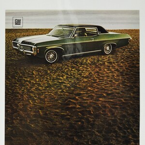 Annonce voiture Chevrolet Impala Custom Coupé (General Motors Company classic old photo publicité brochure poster pieces chevy dealer usa us auto)