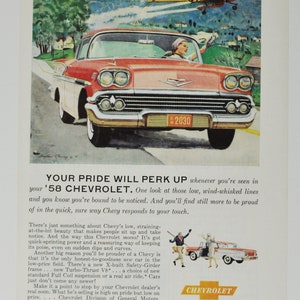 Annonce voiture 1958 Chevrolet Bel Air Coupé Sport