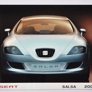 Großes Foto 2000 Sitz Salsa Concept Car (AutoPresse Fotografie Bild Autohändler Broschüre Verkaufsdruck Poster Prototyp Spanien Auto)