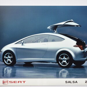 Großes Foto 2000 Sitz Salsa Concept Car (AutoPresse Fotografie Bild Autohändler Broschüre Verkaufsdruck Poster Prototyp Spanien Auto)