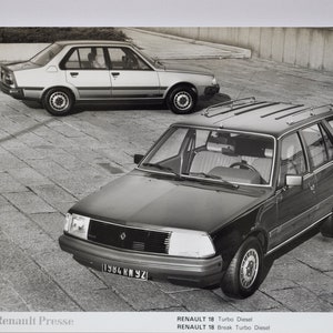 Grote foto 1984 Renault 18 Turbo Diesel & Break Turbo Diesel (auto pers foto foto motor bedrijf motor motor franse auto)