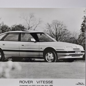 Grote Foto 1988 Rover Vitesse (auto pers foto foto motor bedrijf motor motor luxe brochure dealer oude Britse Austin)