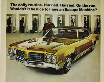 Car Ad 1970 Oldsmobile Delta 88 Royale (general motors company classic old photo advertisement brochure dealer dealership olds rocket usa)