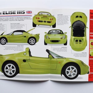 Datenblatt Lotus Elise 111S (1999-PRESENT) (Auto-Foto-Stat-Info-Spez.-Broschüre-Teile und alter Vintage-Druck klassischer Sport England Norfolk)