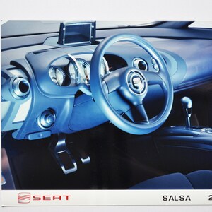 Großes Foto 2000 Sitz Salsa Concept Car (AutoPresse Fotografie Bild Autohändler Broschüre Verkaufsdruck Poster Prototyp Spanien Auto)