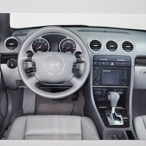 Grote Foto 2001 Audi A4 Cabriolet Interieur (auto pers foto foto motor bedrijf luxe brochure luxe auto cabrio sport A 4)