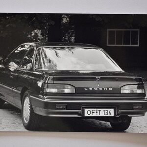 Foto Honda Legend Coupe (auto pers foto motor bedrijf luxe dealer dealer brochure verkoop poster afdrukken Japanse 16 klep)