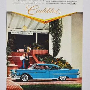 Auto Ad Cadillac Eldorado Brougham (general Motors Company GM classic altes Foto Werbung Teile-Broschüre Retro Sport Custom Händler Auto)