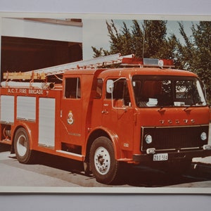 Grote Foto 1968 Volvo F-86 Brandweerwagen (zware commerciële vracht weg vrachtwagen motor bedrijf turbo diesel australië brigade)