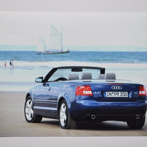 Grote Foto 2001 Audi A4 Cabriolet 3.0 (autopers foto foto motorbedrijf luxe brochure luxe duitse cabrio sport A 4)