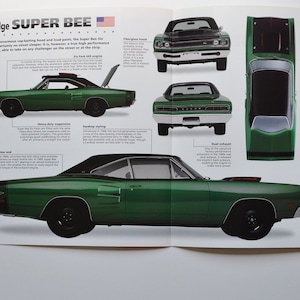 Ficha técnica Dodge Super Bee (1969-1970) (foto do carro, estatísticas, informações, especificações, folheto, anúncio, antigo, retrô, vintage, concessionária Chrysler 440)