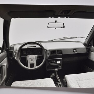 Grote foto Citroen BX 19 GT Interieur (auto pers foto foto motor bedrijf motor motor luxe brochure dealer oude Franse auto)