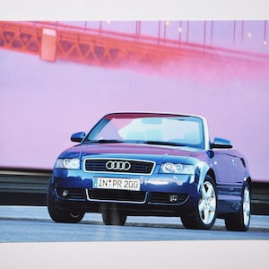 Grote Foto 2001 Audi A4 Cabriolet 3.0 (autopers foto foto motorbedrijf luxe brochure luxe duitse cabrio sport A 4)